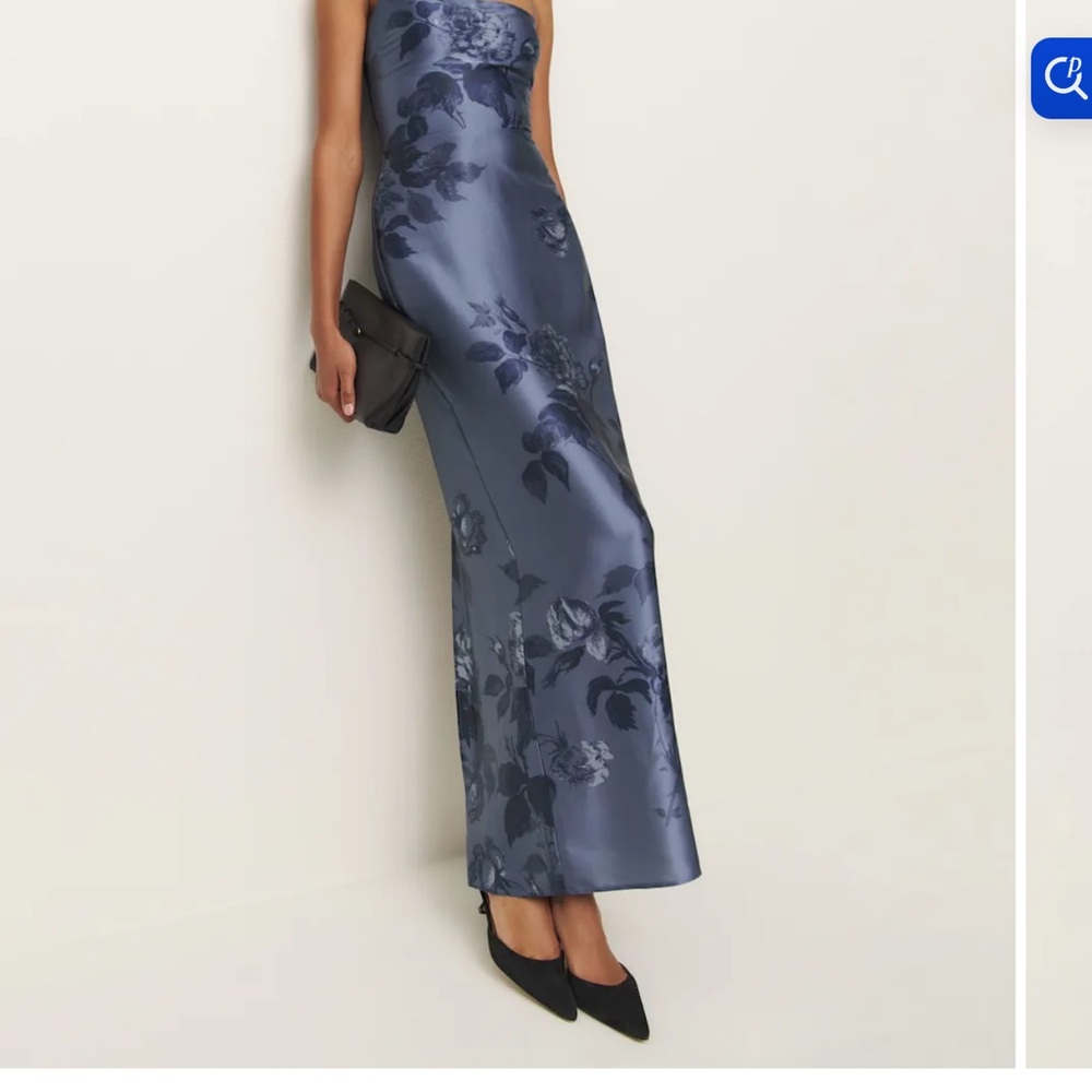 Reformation Frankie silk dress